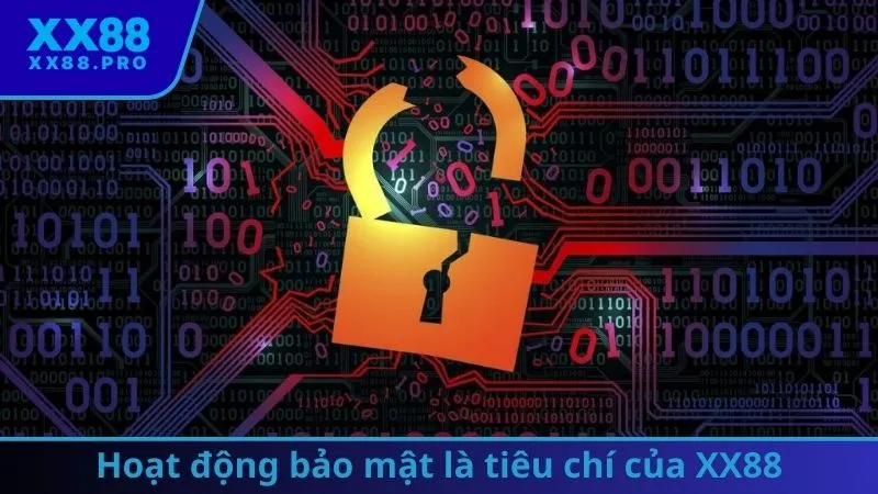 Hoạt động bảo mật là tiêu chí của XX88