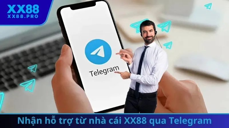 Nhận hỗ trợ từ XX88 qua Telegram